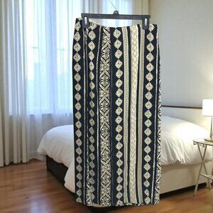 Vintage 80s Lightweight Wrap Skirt Southwestern Print S, M L'Amaden